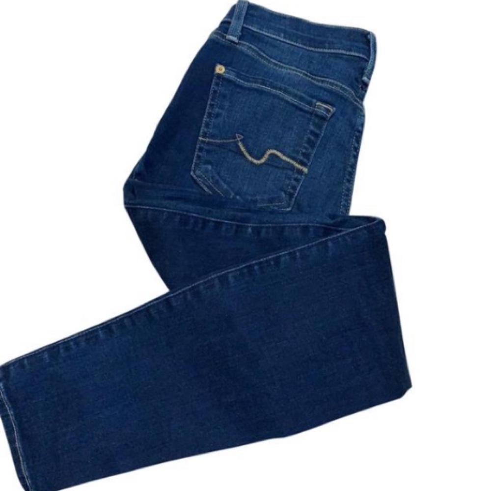 7 For All Mankind Gwenevere Ankle Ripped Jeans